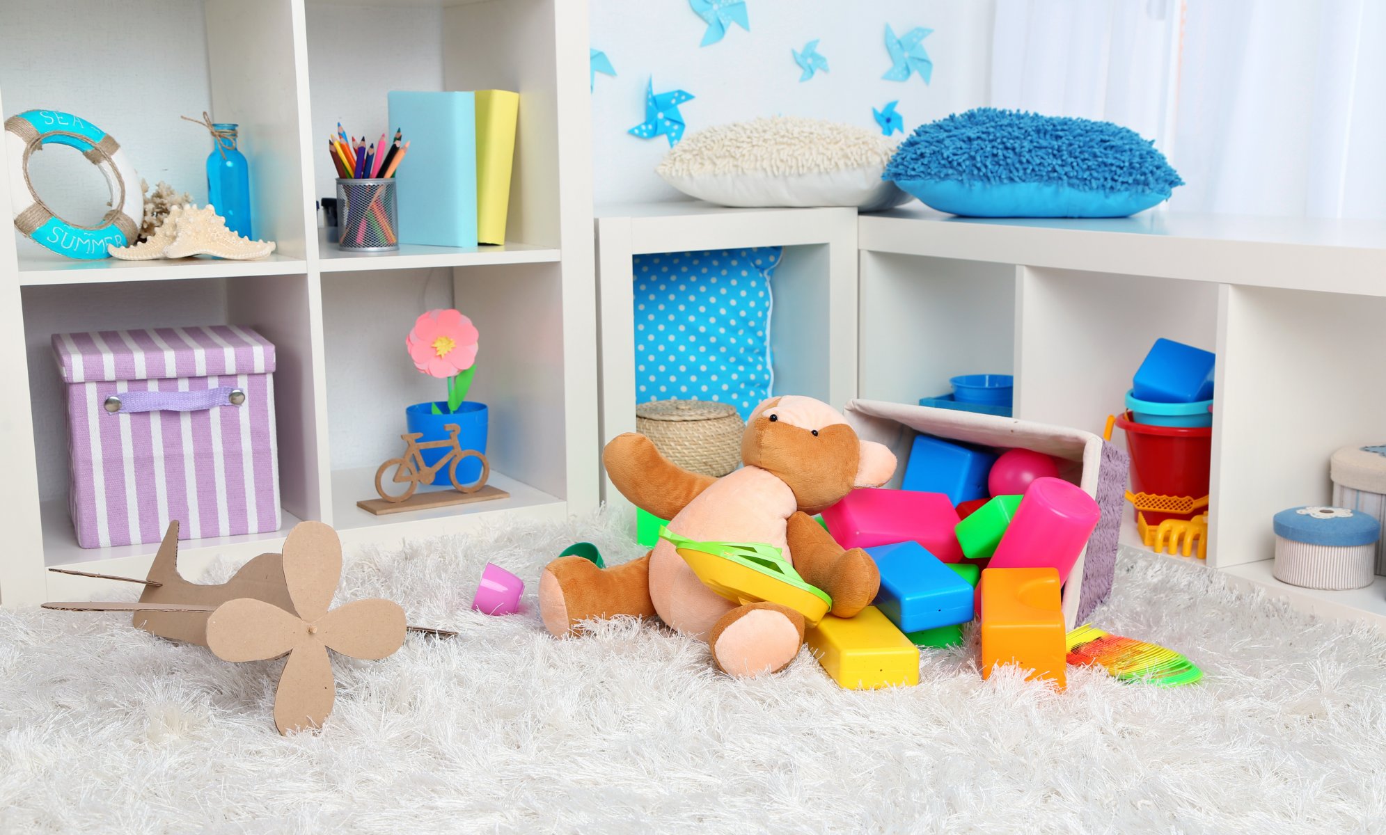 habitación de los niños rincón de los niños juguetes objetos