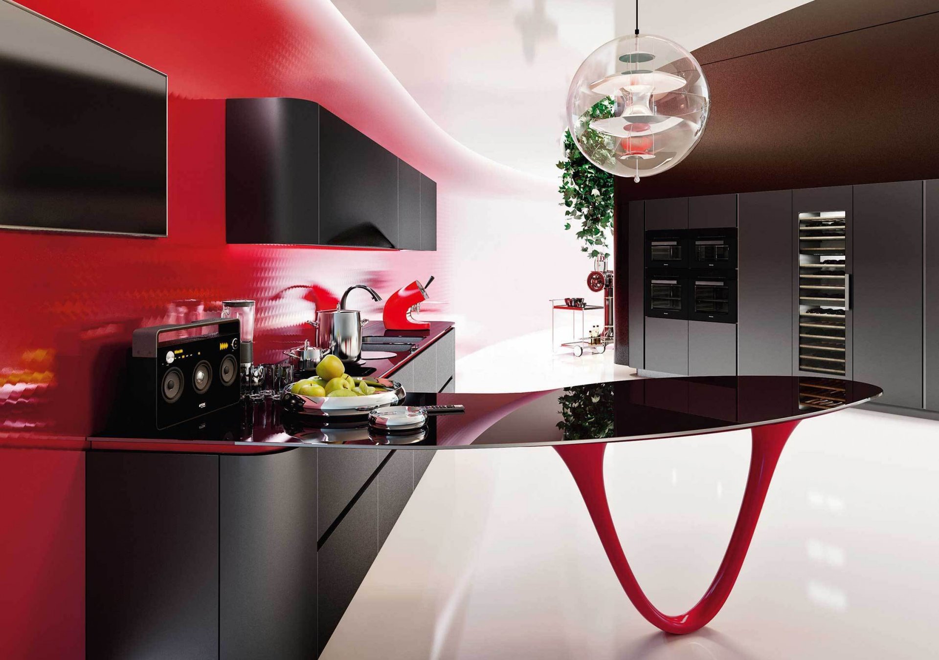 interni stile design spazio camera cucina