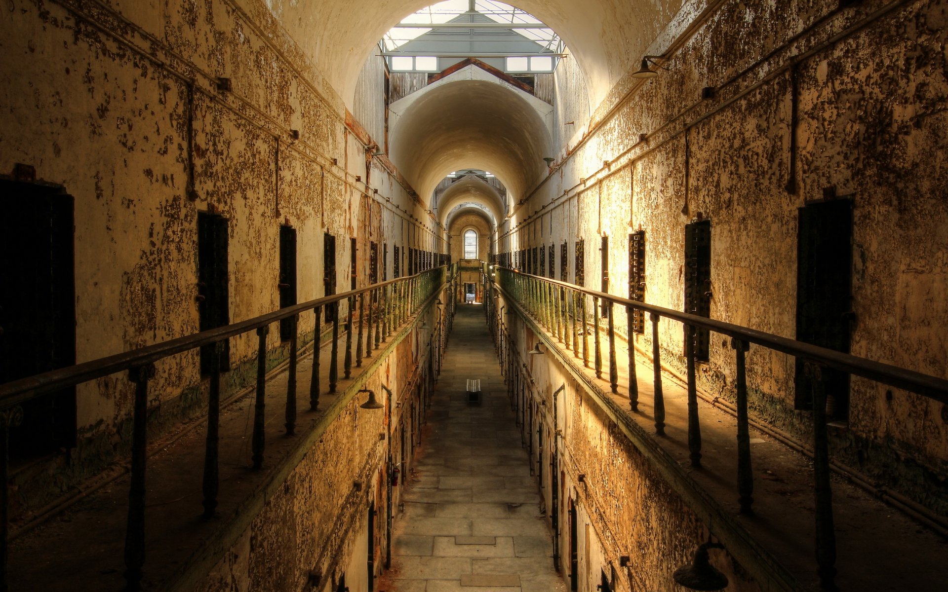 prison camera interior