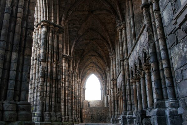 Eine alte Kapelle in Schottland