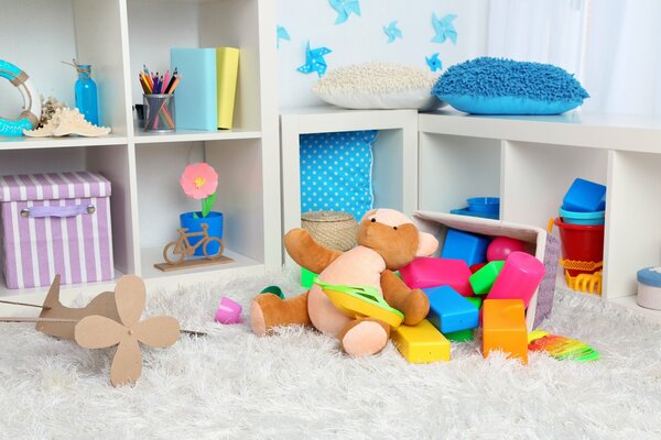 Kinderzimmer. Spielbereich