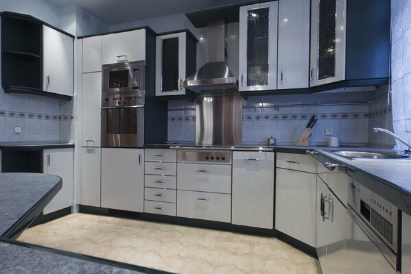 Photo of kitchen design for metal