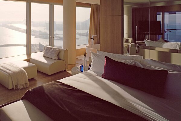 Interior of a room in a Barcelona hotel