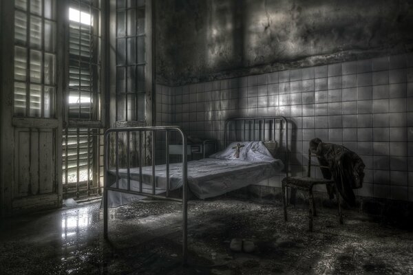 A very scary abandoned ward