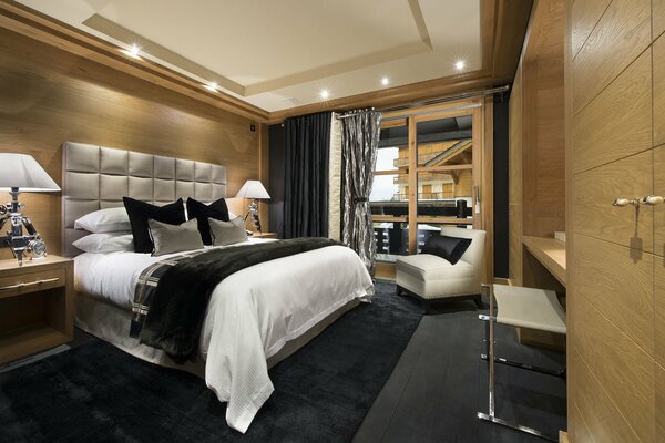 Stylish bedroom interior