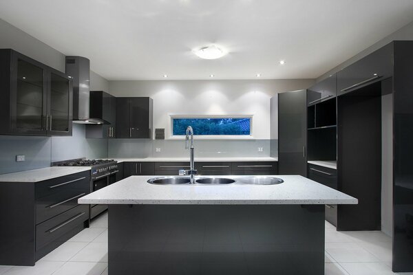 Kitchen with modern design