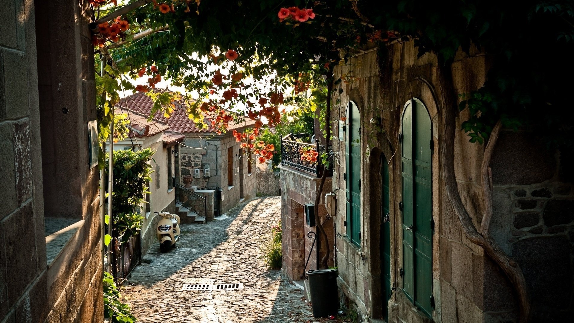 france ville trottoir maisons rue