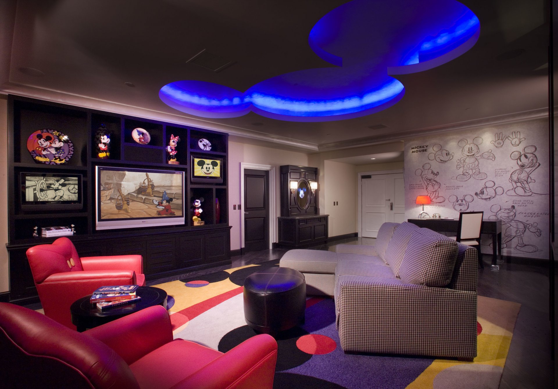 interior style design room original mickey mouse