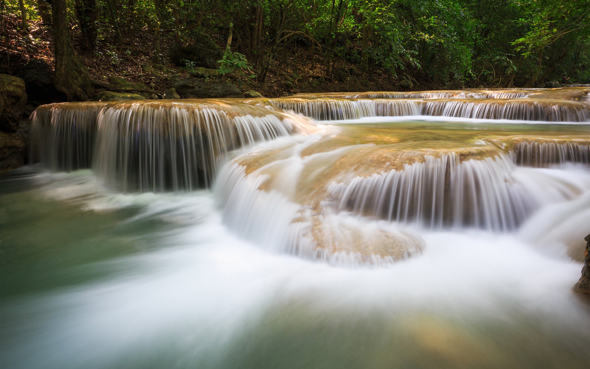 rzeka woda natura wodospady las