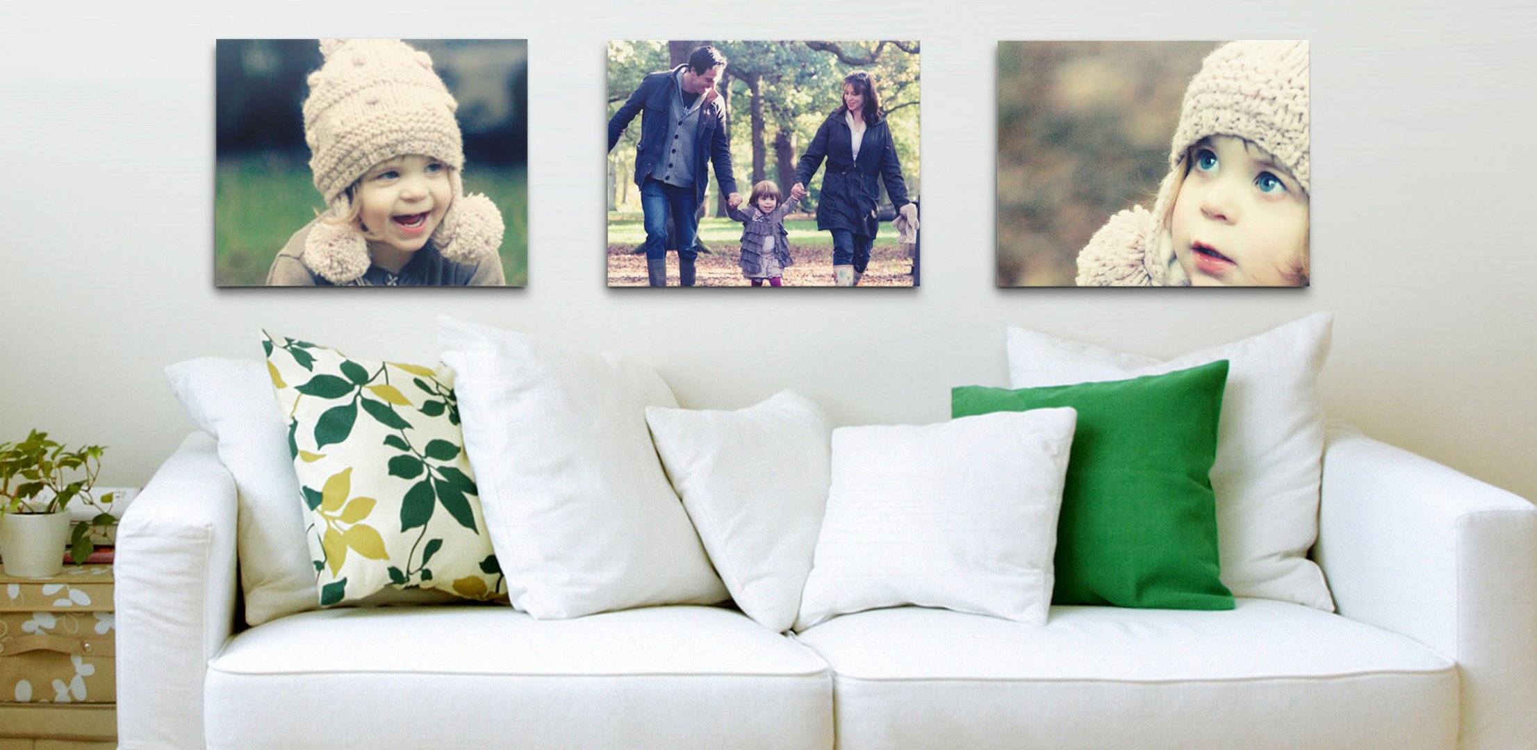 ofa pillow photo children family