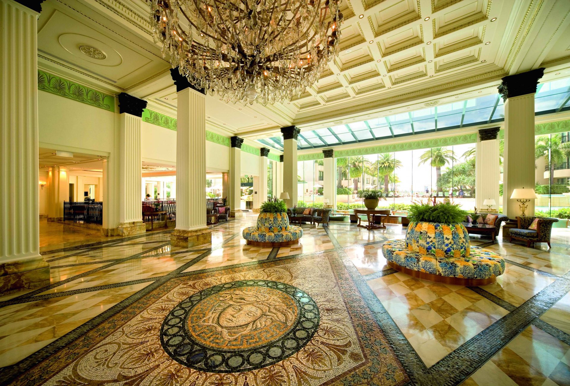 interni stile design hotel hall palazzo versace hotel australia