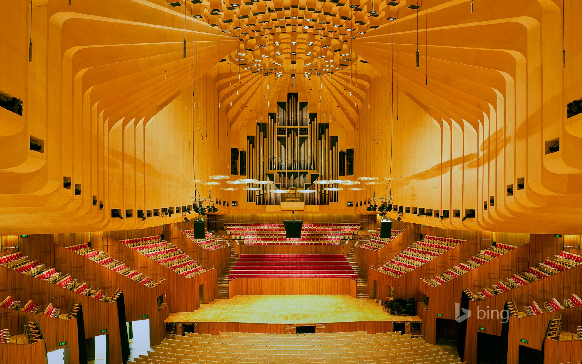 sydney opera teatr sala organy