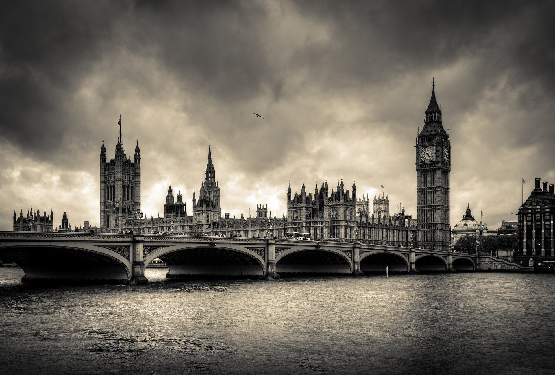 londyn miasto mos tamiza big ben anglia