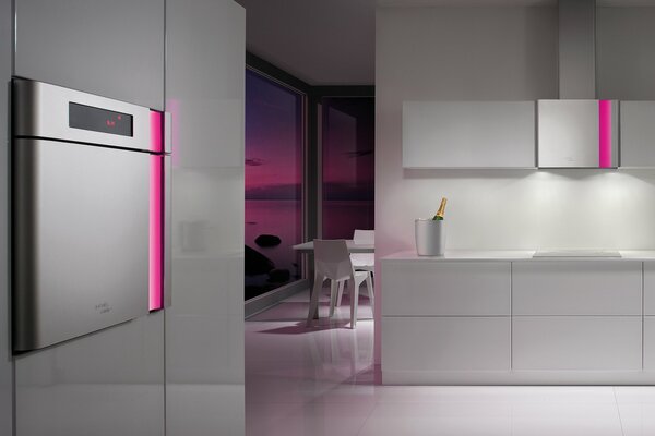 Harmony of color and mood in high-tech style