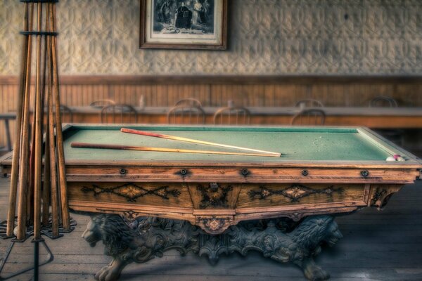 Retro Billard Vintage Interieur