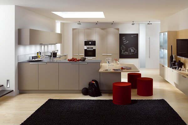 Chambre. Cuisine dans un style moderne