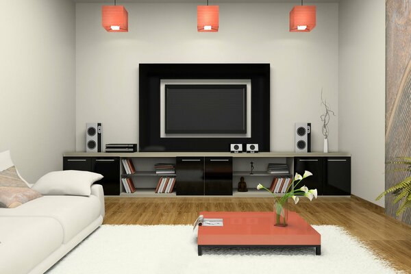 Zimmer Wohnzimmer modernes Interieur Design