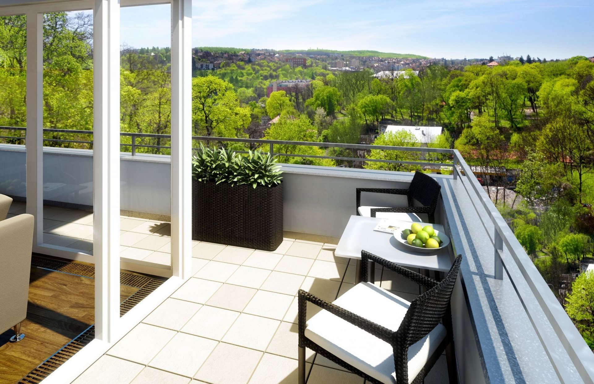 interior style design terrace balcony