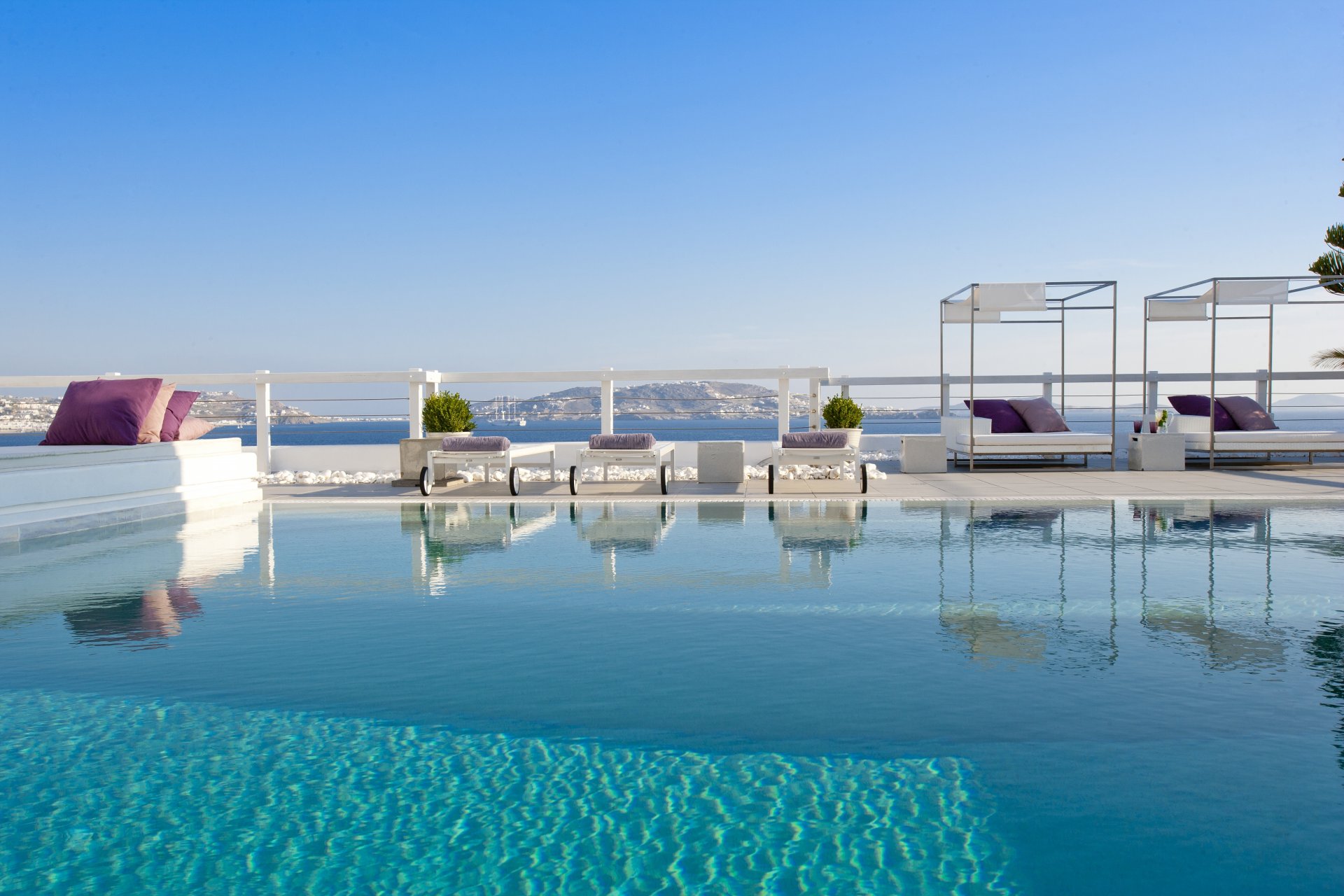 mer piscine vue se détendre se détendre