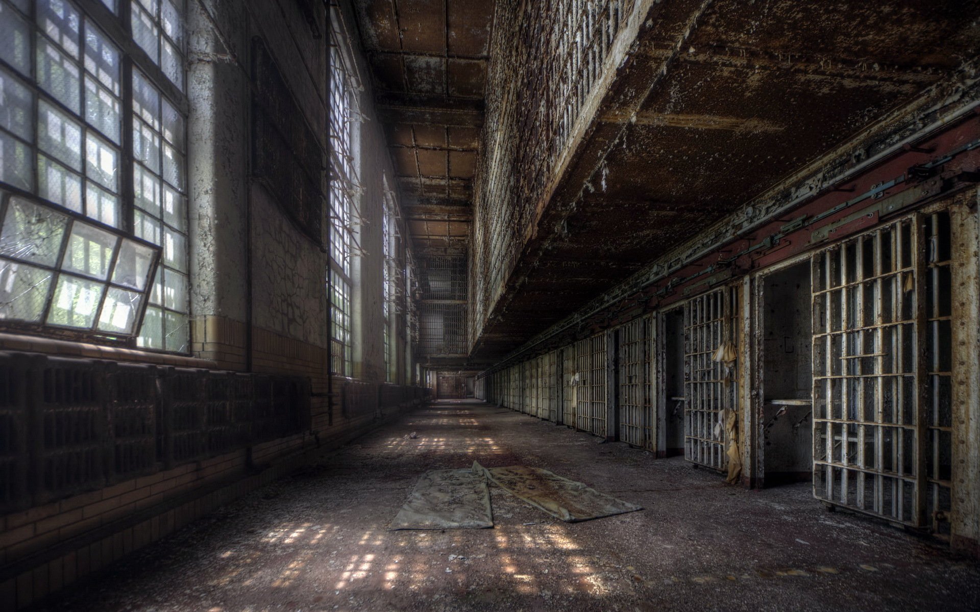 prison cellules intérieur