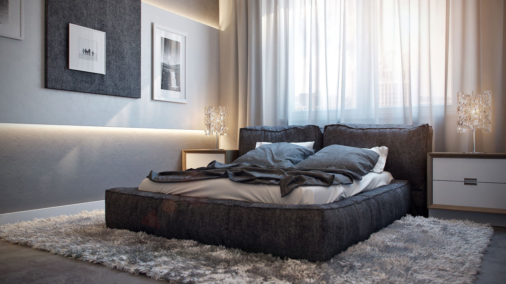 interior dormitorio muebles
