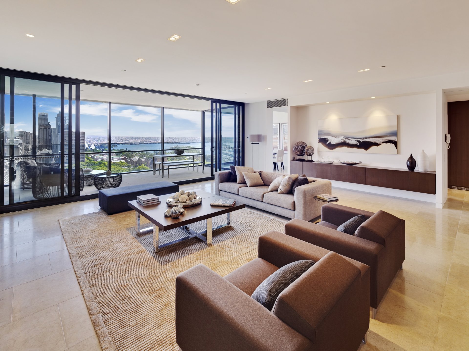 interior style design town penthouses living space sydney