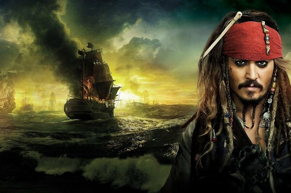 Pirate jdonnie Depp Black Pearl