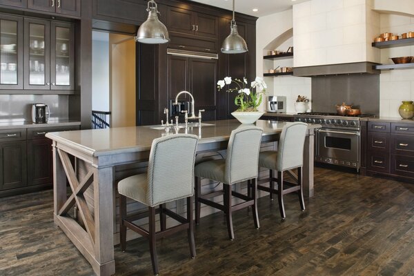 Dining room stylish kitchen design