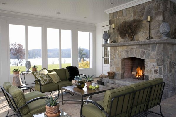 Room living room fireplace interior design country house