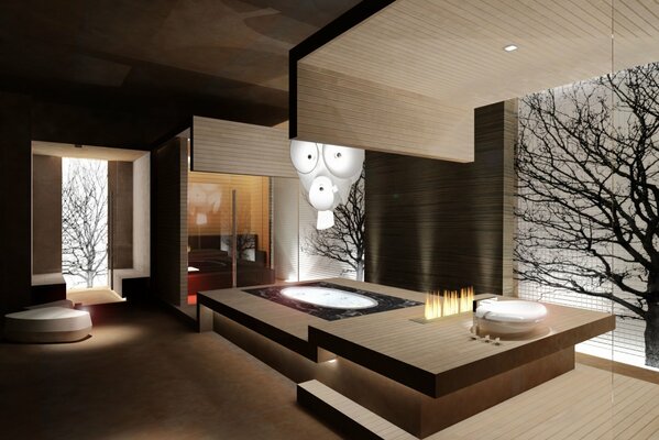 Salle de bain design moderne