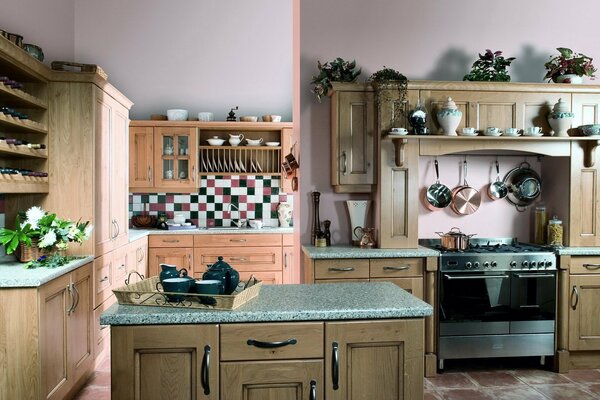 Design della cucina in uno stile