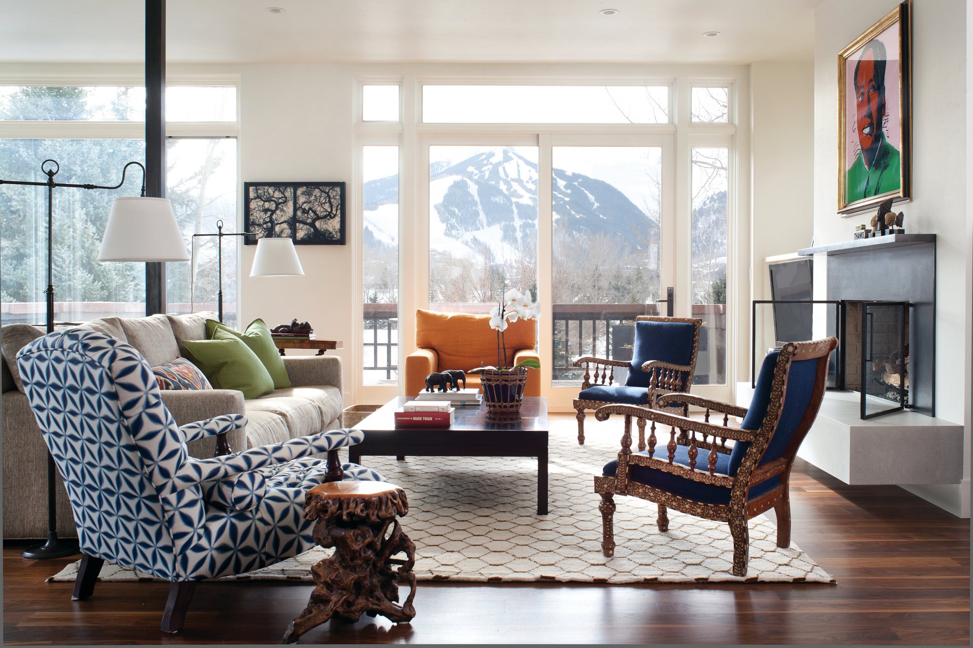 interieur stil design haus villa ferienhaus wohnzimmer colorado häuser