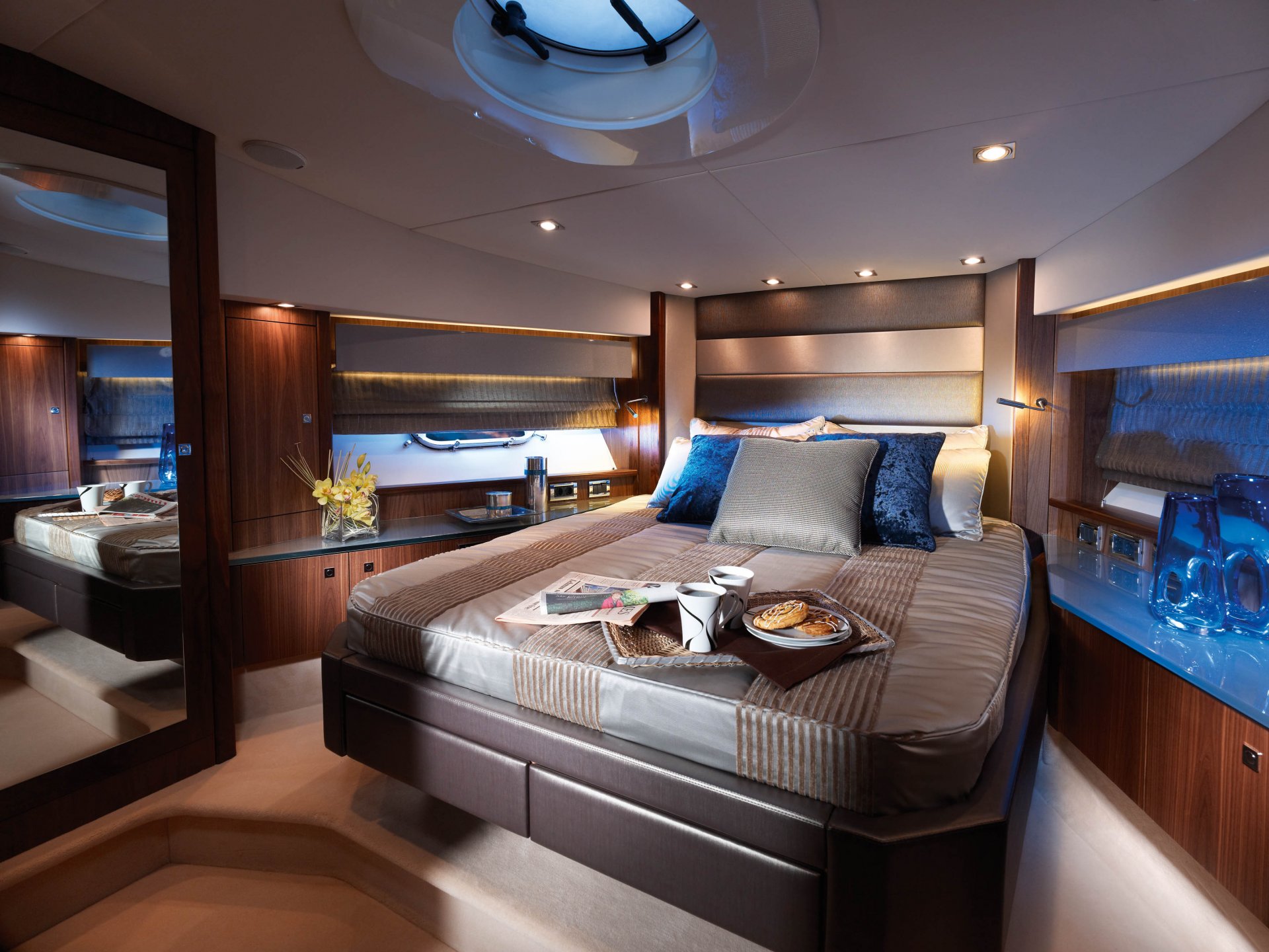 interior style design yacht suite cabin