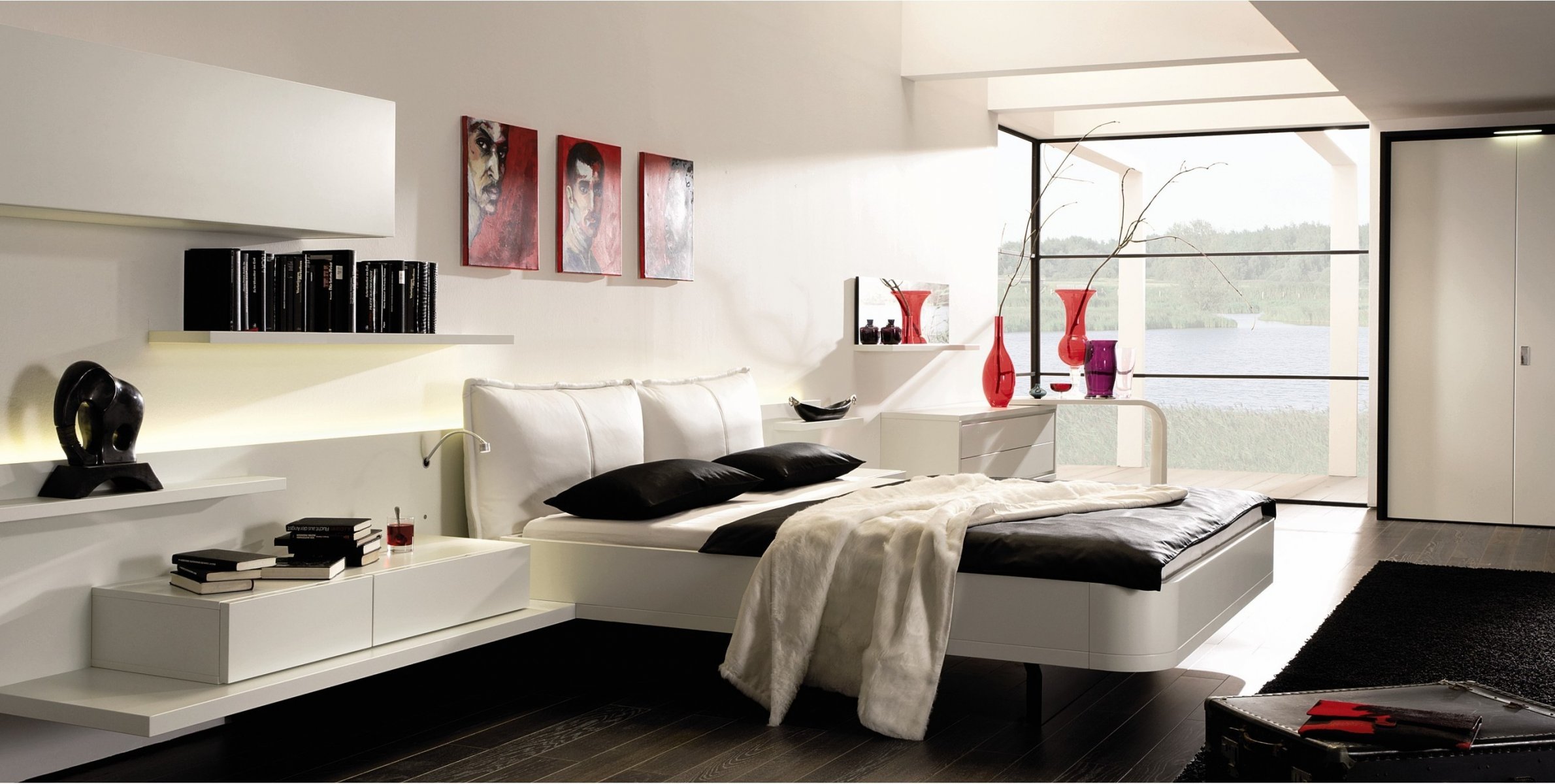 interior style design house villa room bedroom