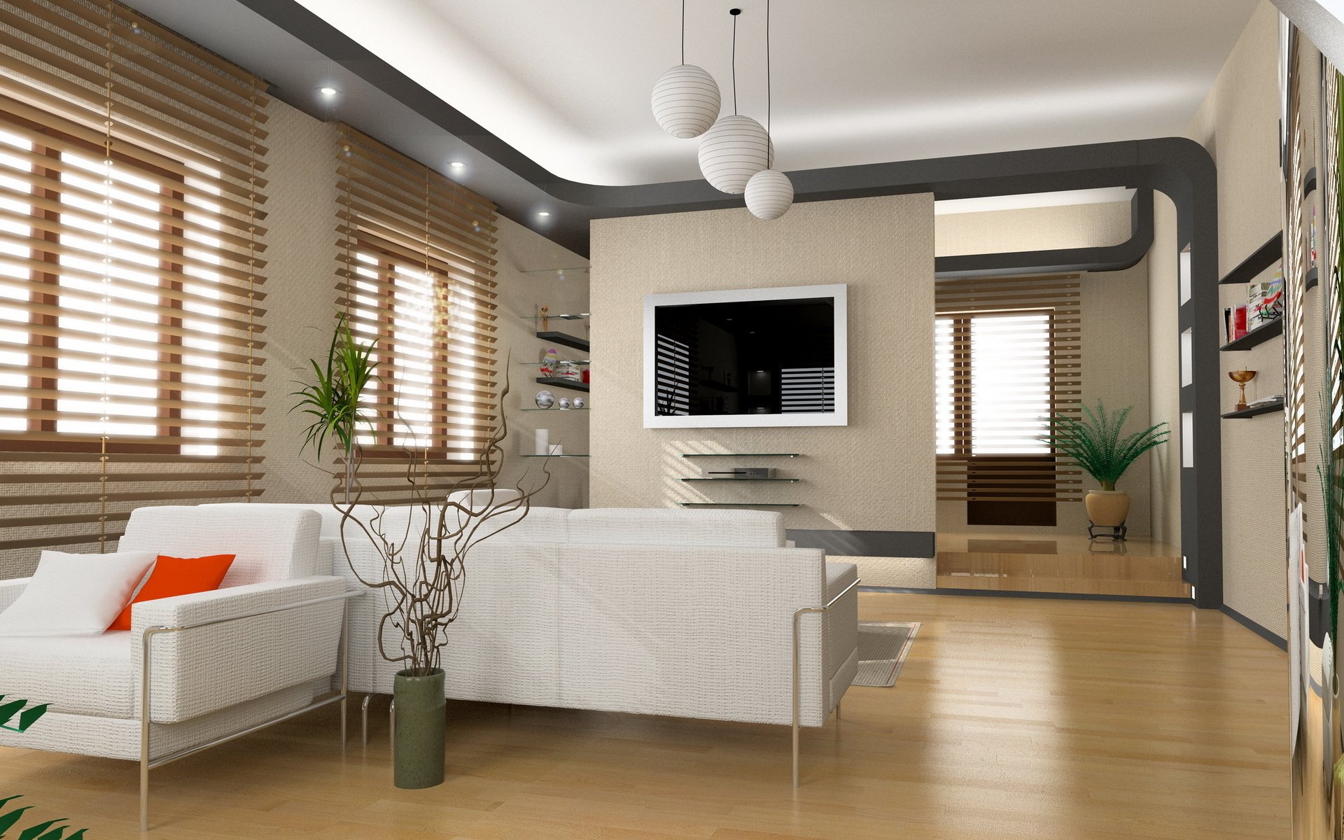 interior style design house villa living space