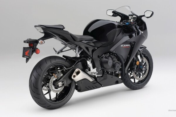 Honda Sports Motorcycle black