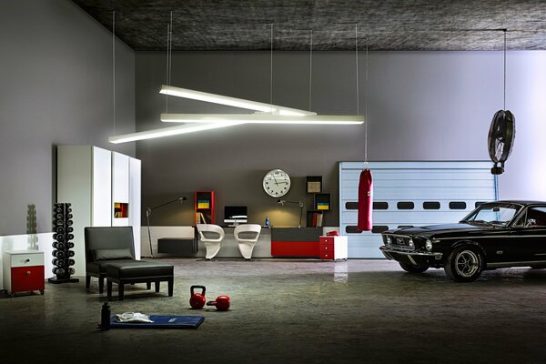 Sport und Klassiker im Garagendesign