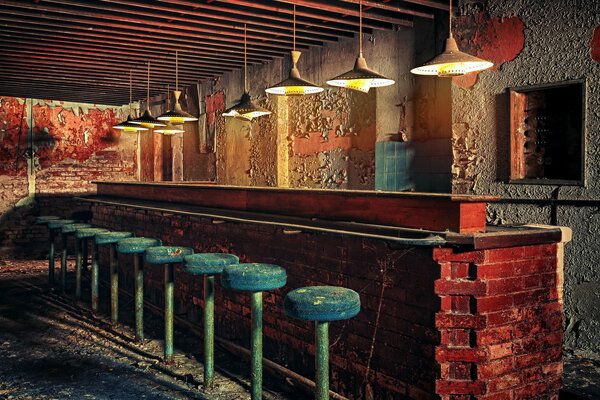 Interior del Bar muerto