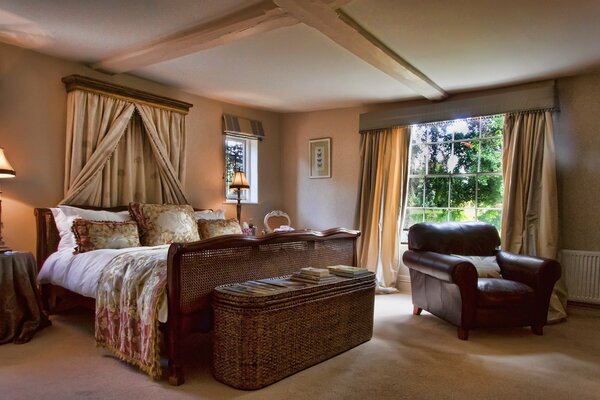 Interior of a living room in a private house