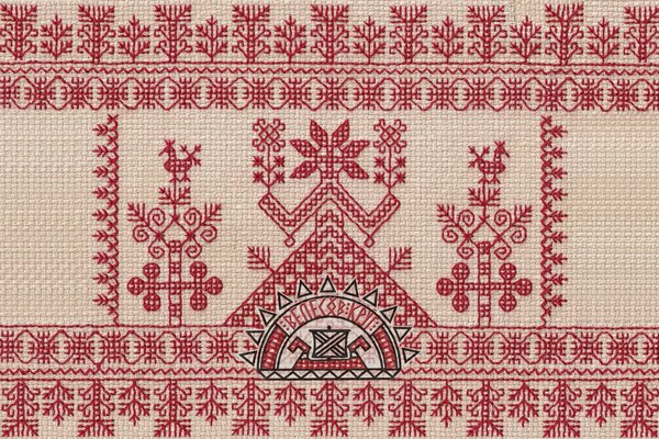 Pagan Russia and its ancestors in patterns and embroidery of the world and kind