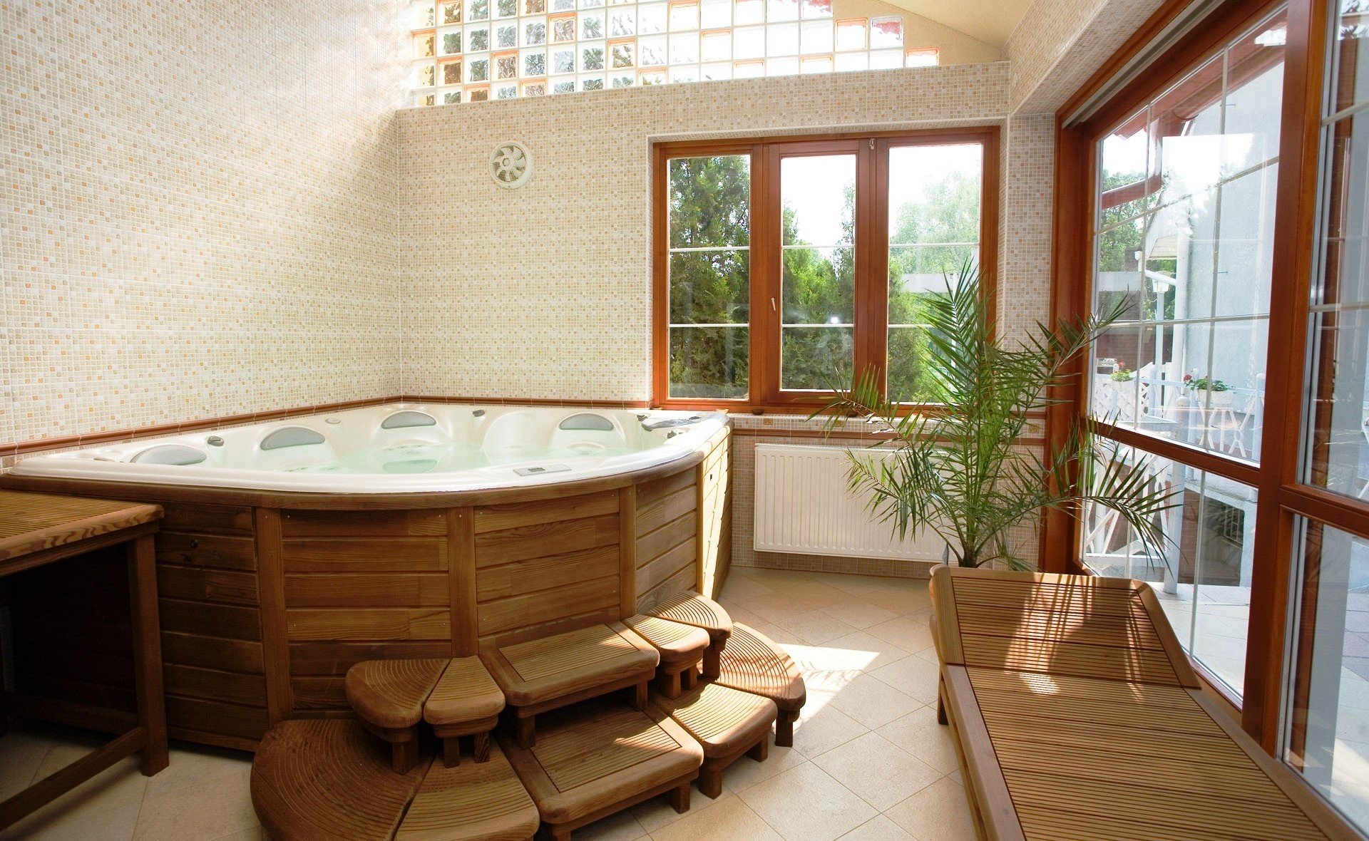 wnętrze styl design łazienka jacuzzi