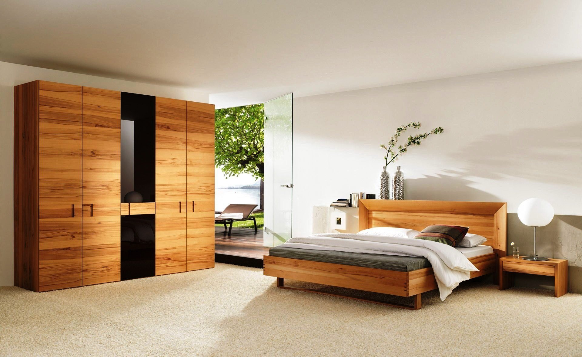 interieur design zimmer möbel bett