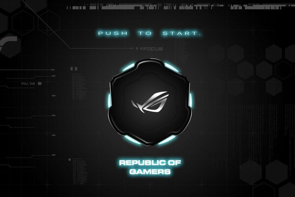 -Tech — asus, background, brand, push to start, republic of gamers, rog