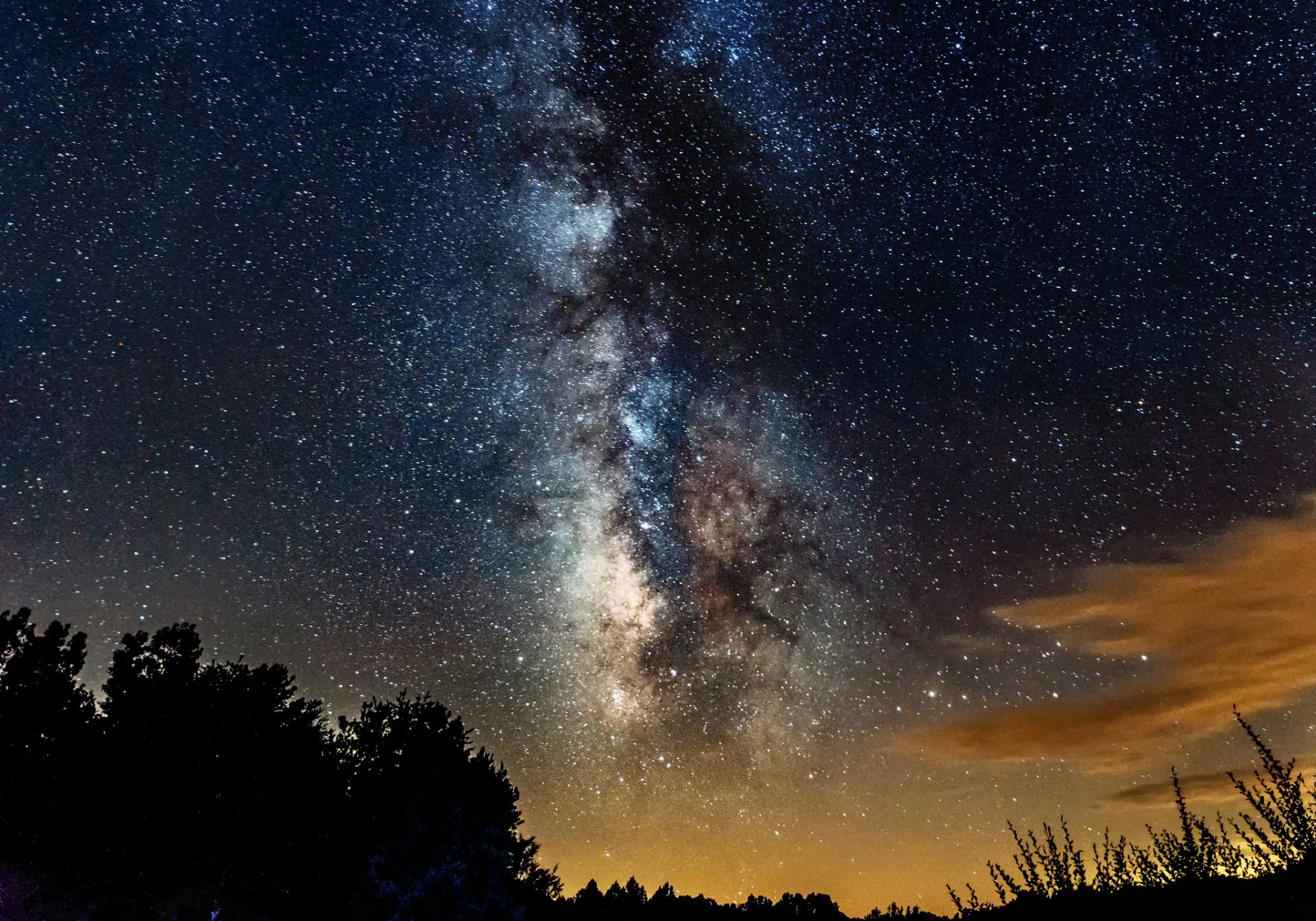 espace étoiles nuit voie lactée