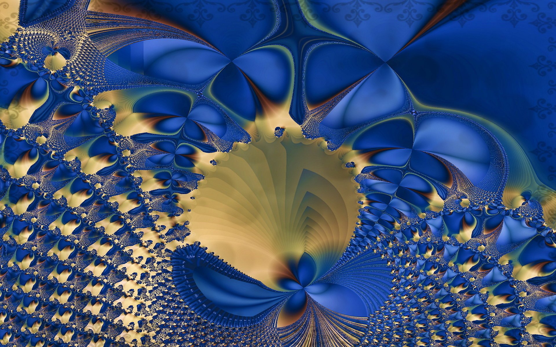 kolor kształt fractal abstract