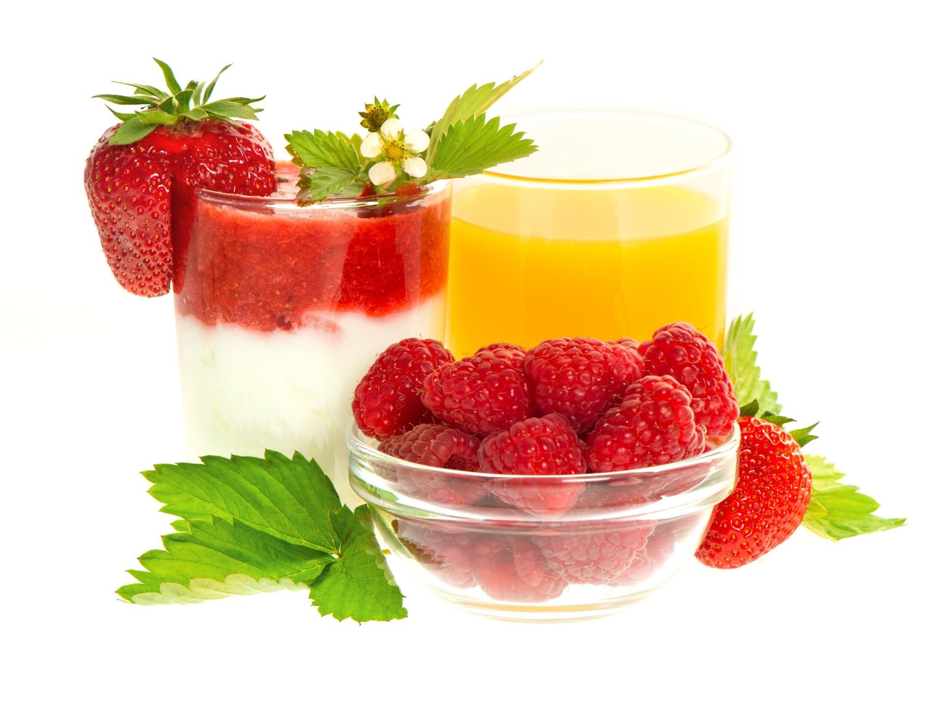 bacche dessert fragole lamponi succo