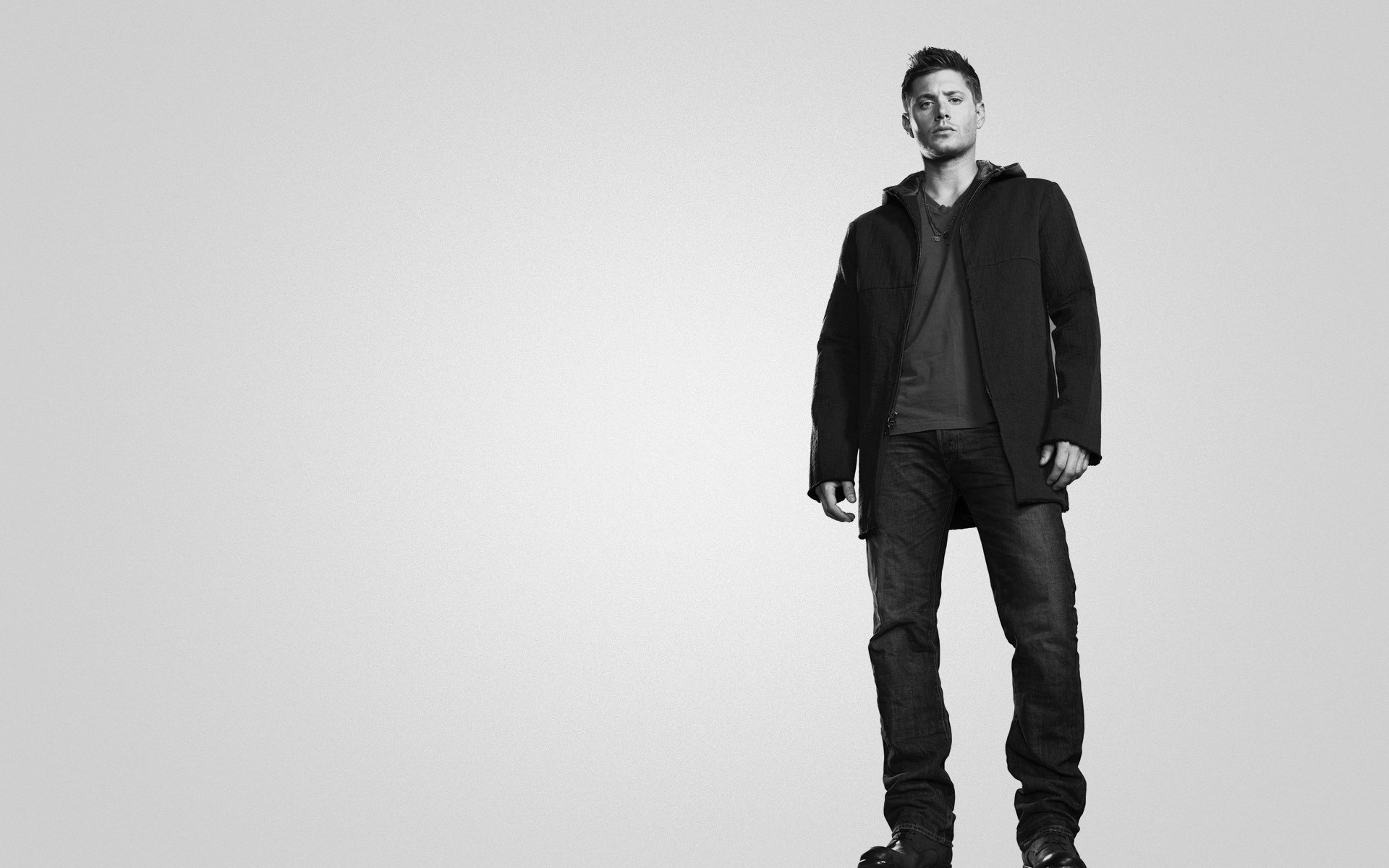 jensen ackles jensen ackles supernatural blanco y negro