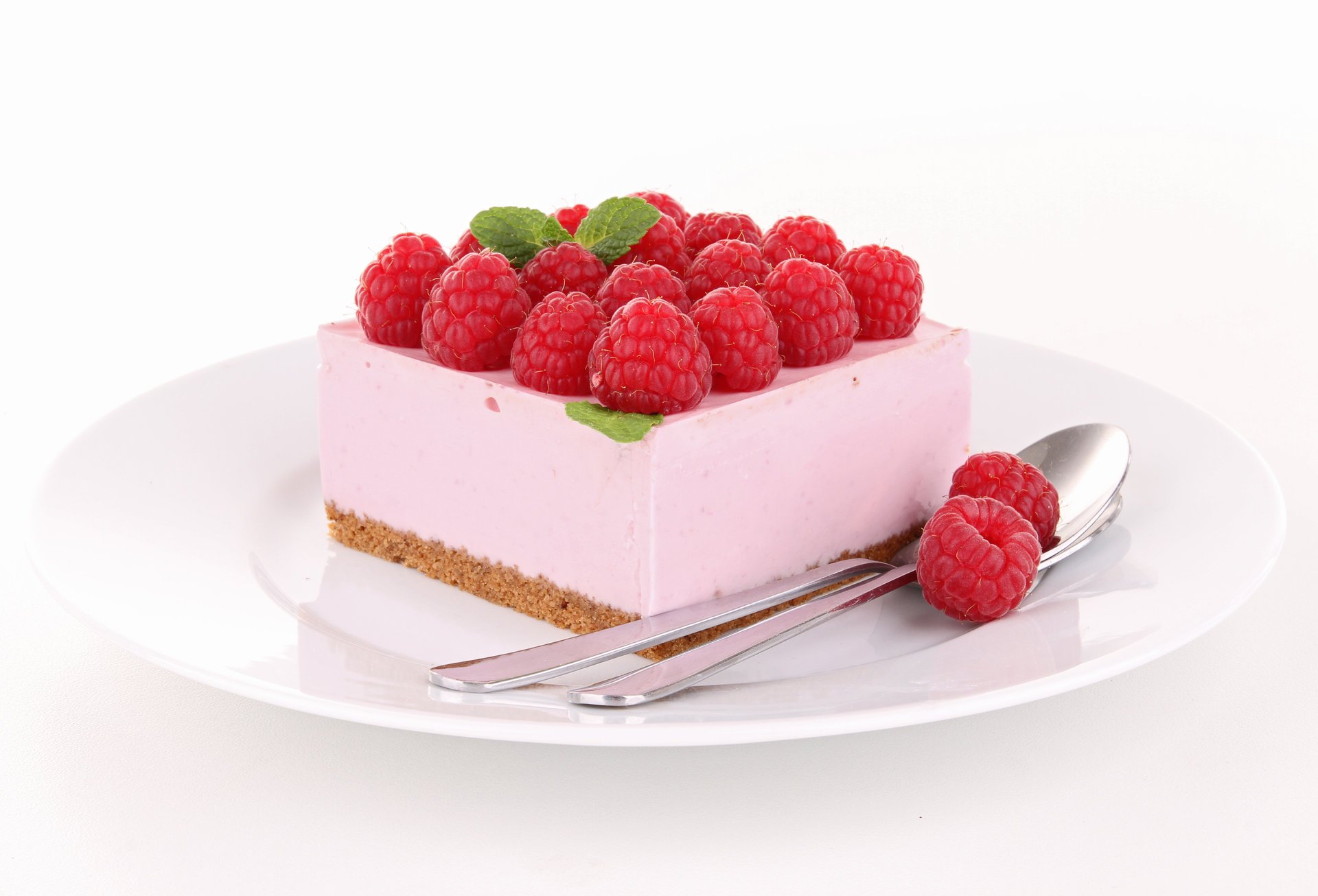 gâteau cuillères sucré framboise dessert baies