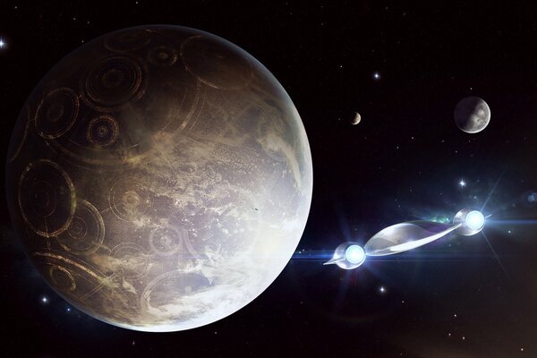 Veicolo spaziale pianeta della vita extraterrestre