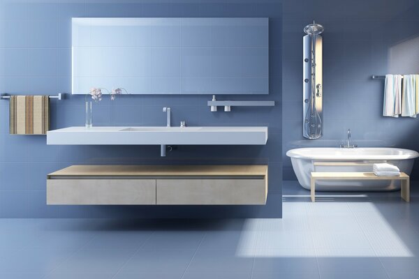 Bagno moderno ed elegante